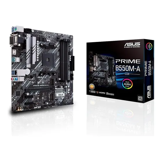 Placa-mãe Asus Prime B550m-a Am4 Matx Ddr4 Preto