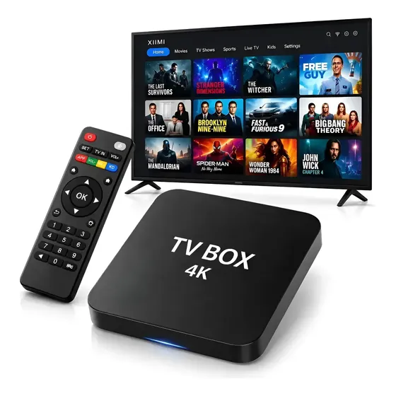 Tv Box Smart Pro Android 4k Wi-fi Transforme Sua Tv Em Smart Tv Box Smart Pro Android 4k Wi-fi Transforme Sua Tv Em Smart