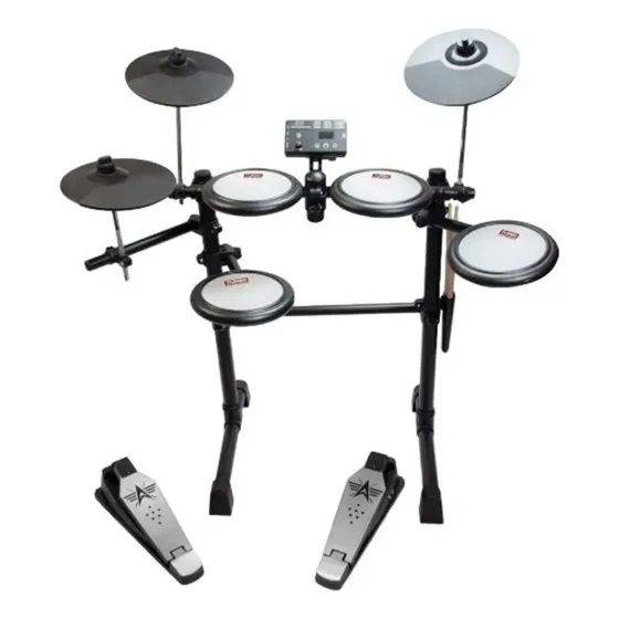 Bateria Eletrônica Turbo 7 Pad TDX 16 Profissional Cor Preto