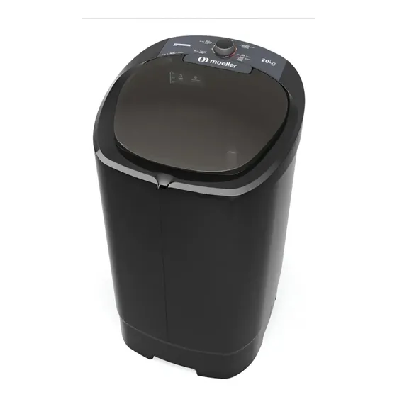 Tanquinho De Lavar Roupa Mueller 20 Kg Semiautomático Mlt20b