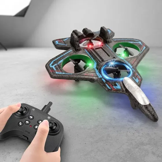 Drone Caça A Jato Com Controle Remoto E Uma Baterias