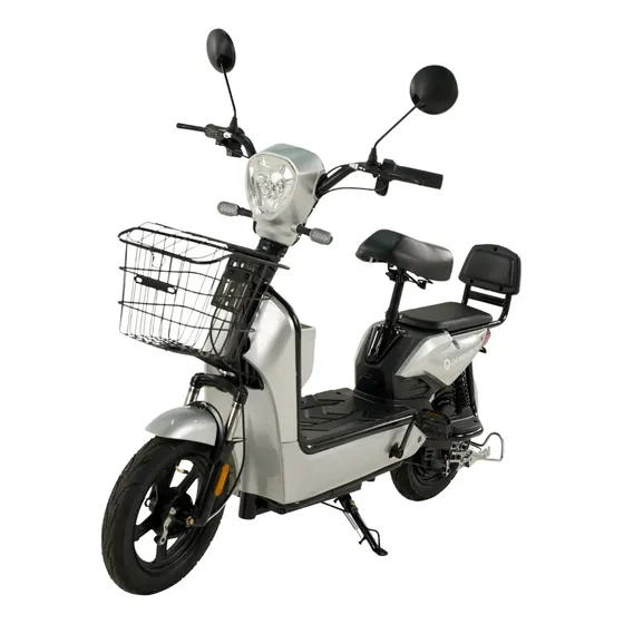 Bicicleta Scooter Elétrica Dampher 500w 48v 40km Jyk01 Prata Bicicleta Scooter Elétrica Dampher 500w 48v 40km Jyk01 Prata
