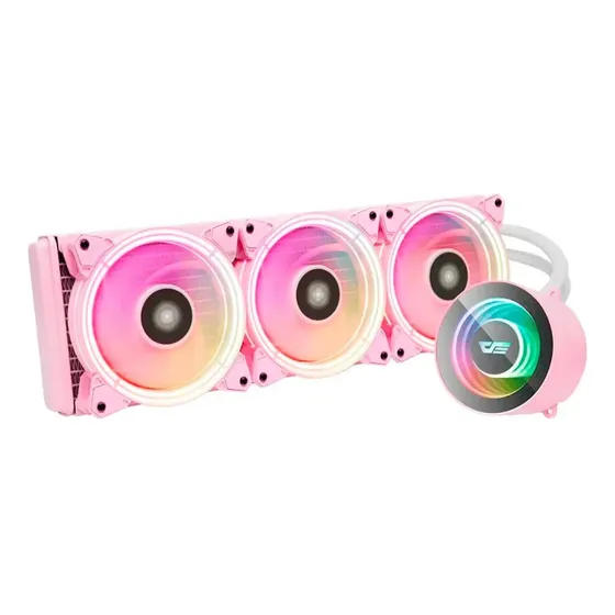 Water Cooler Para Processador Darkflash Tr360 Rgb - Rosa
