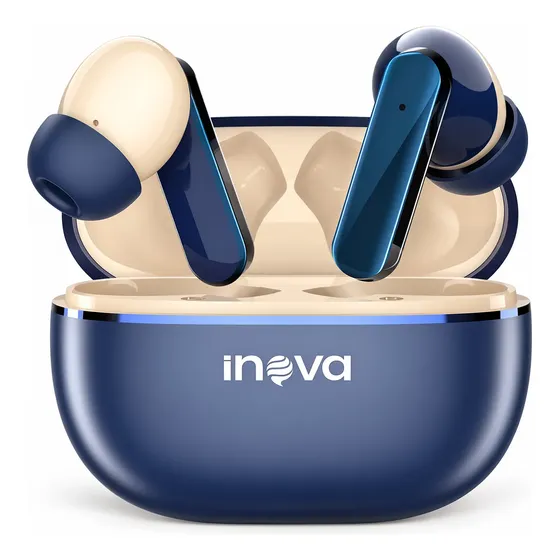 Fone De Ouvido Bluetooth Com Microfone Sem Fio Estojo Inova