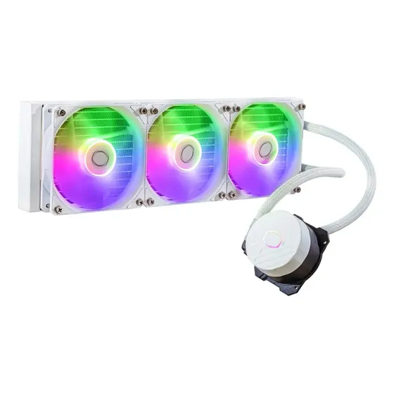 Water Cooler Masterliquid Core 360l Branco 3 Fans Argb