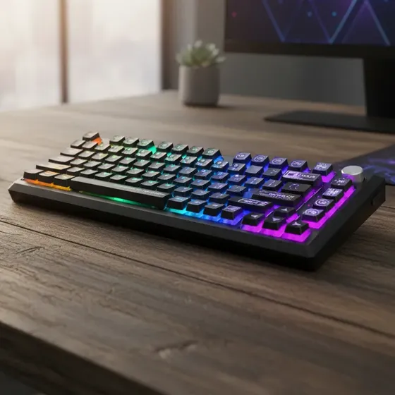Teclado Gamer Mecânico 2.4gh/ Bluetooth 5.0 Switch Mx Clear Teclado Gamer Mecânico 2.4gh/ Bluetooth 5.0 Switch Mx Clear