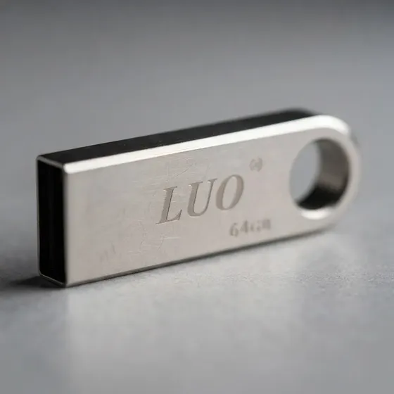 Pen Drive Luo 64gb Usb 2.0/3.0 Prata
