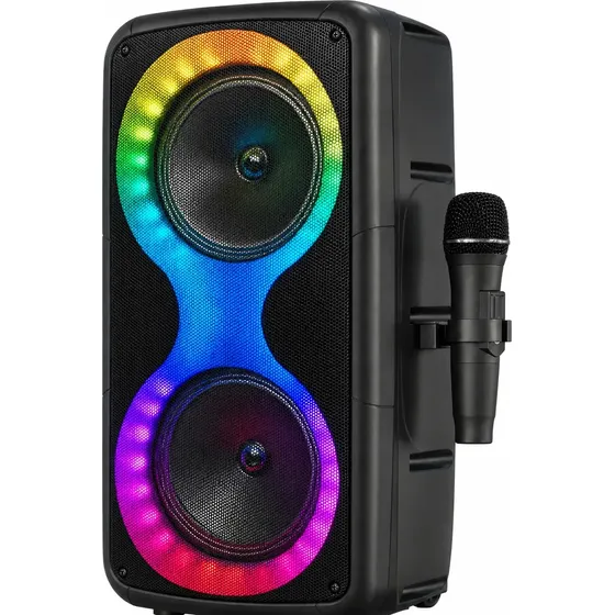 Caixa De Som Amplificada 800w Bluetooth Microfone Karaokê Caixa De Som Amplificada 800w Bluetooth Microfone Karaokê