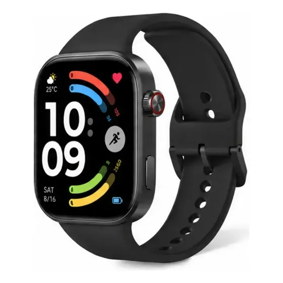 Smartwatch Xiaomi Redmi Watch 6 GPS Tela AMOLED 2,07" Preto Mesh