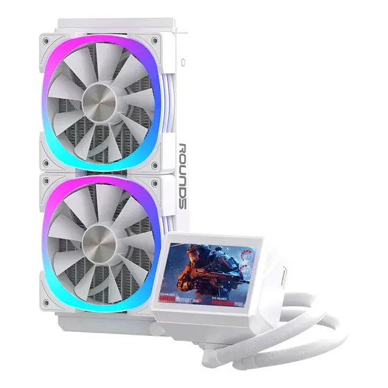 Watercooler Round5 Notus Argb Lcd 3.5 Bc 240mm