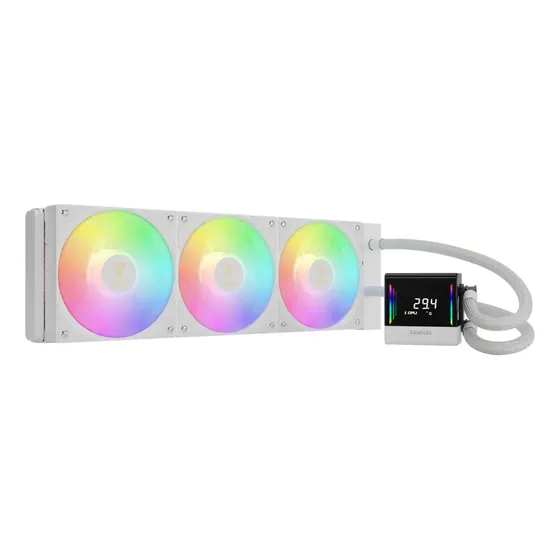 Watercooler Gamdias Chione E4 V2 360mm Argb Display Digital Watercooler Gamdias Chione E4 V2 360mm Argb Display Digital