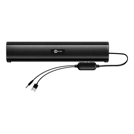 Caixa De Som Soundbar Para Pc Monitor Notebook Lecoo Ds107