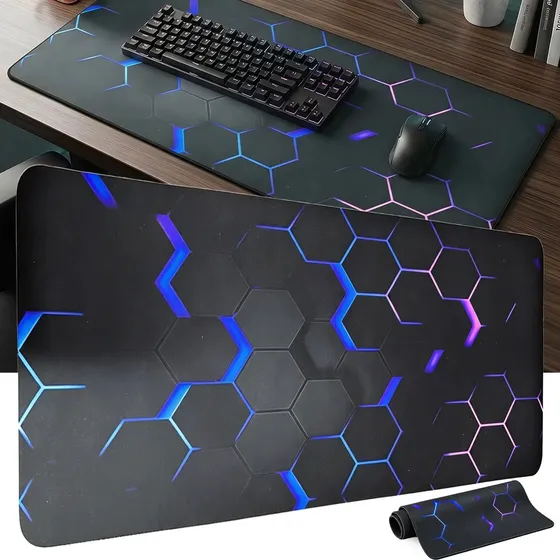 Mouse Pad Gamer Mugueo Grande 80x30 cm: Speed, Antiderrapante e Impermeável