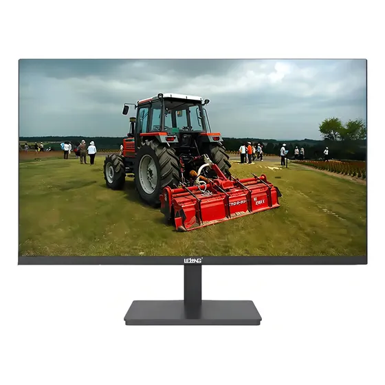 Monitor Lelong 22 Polegadas Hd Led Tela Fina Gamer Trabalho Cor Preto