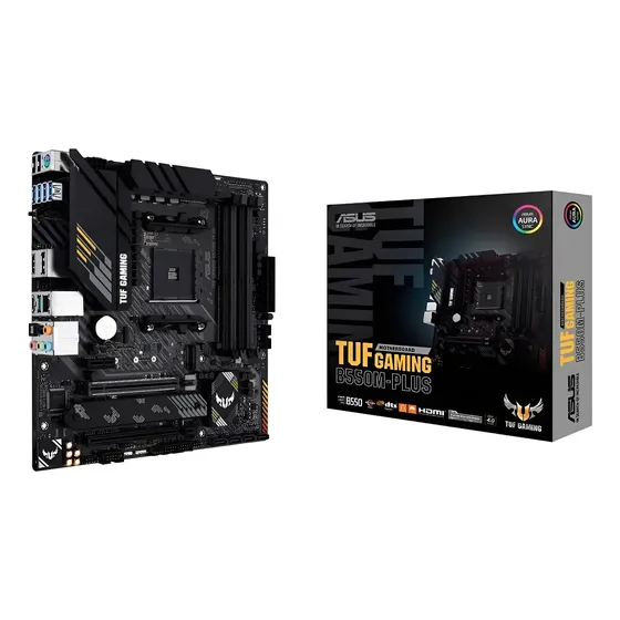 Placa Mãe Asus Tuf Gaming B550m-plus Am4 90mb14a0-c1bay0