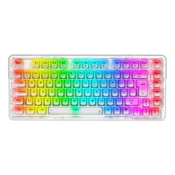 Teclado Gamer Mecânico Redragon Elf Pro, Rgb, Switch Crystal
