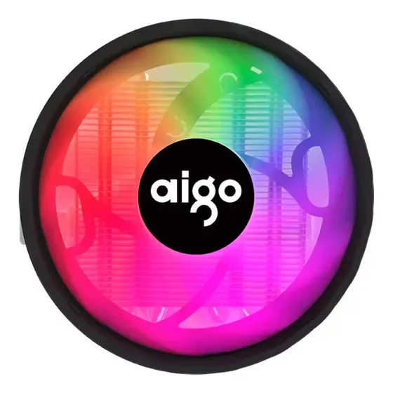 Cooler Para Processador Aigo Ice400x Rgb - Preto