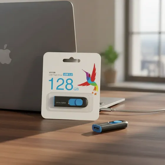 Pen Drive 128gb - Mod Adata Usb 3.2 Retratil Alta Velocidade