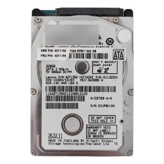 Hd Interno Hitachi 320gb Z7k320-320 7200rpm (Recondicionado)