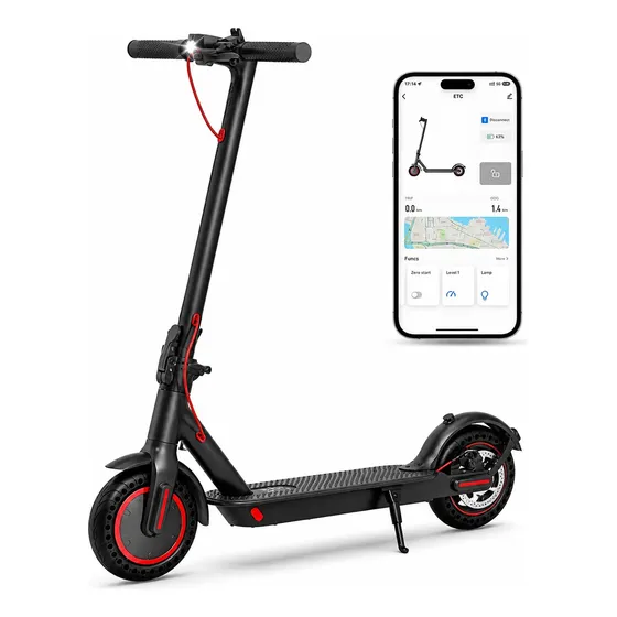 Patinete Elétrico Adulto Dobrável 350w Bluetooth Led 36v