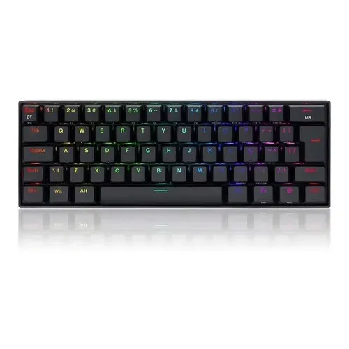Teclado Mecânico Gamer Redragon Draconic Pro Preto 60% Rgb