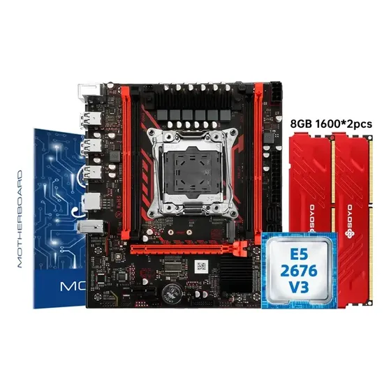 Kit Placa Mãe Soyo X99 Xeon E5 2676 V3 16gb Ddr3 Lga 2011-3 Kit Placa Mãe Soyo X99 Xeon E5 2676 V3 16gb Ddr3 Lga 2011-3