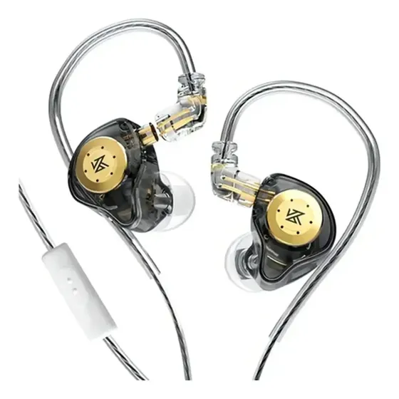 Fone De Ouvido Edx Pro Dj Gamer In-ear Com Microfone Cor Preto