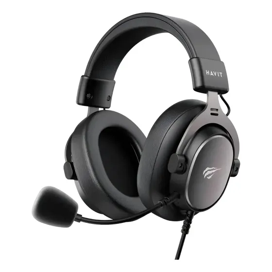 Headset Gamer Havit H2015se Drivers 53mm Microfone Removivel Preto