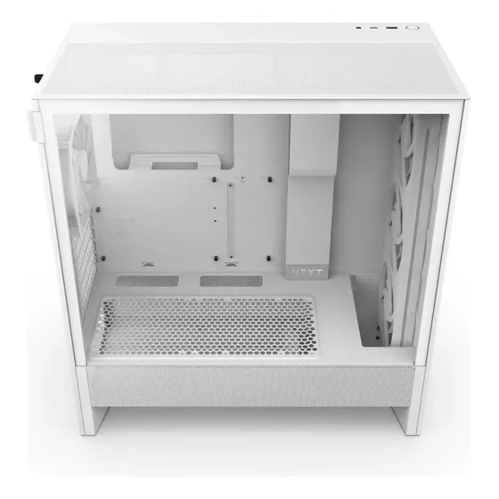 Gabinete Gamer Nzxt H5 Flow Rgb Branco Cc-h52fw-r1