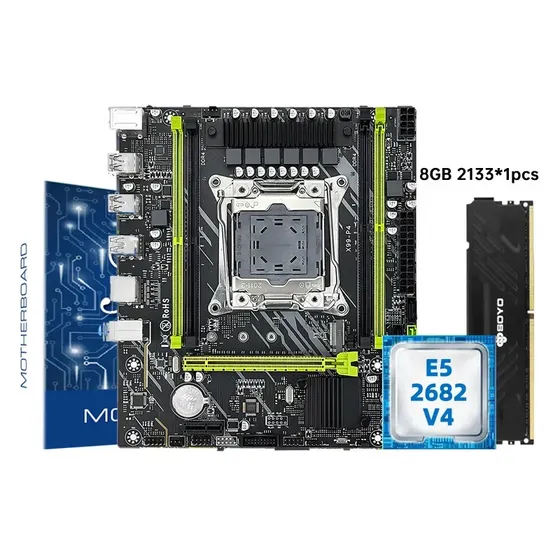 Kit Placa Mãe Soyo X99 Xeon E5 2682 V4 8gb Ddr4 Lga 2011-3 Kit Placa Mãe Soyo X99 Xeon E5 2682 V4 8gb Ddr4 Lga 2011-3