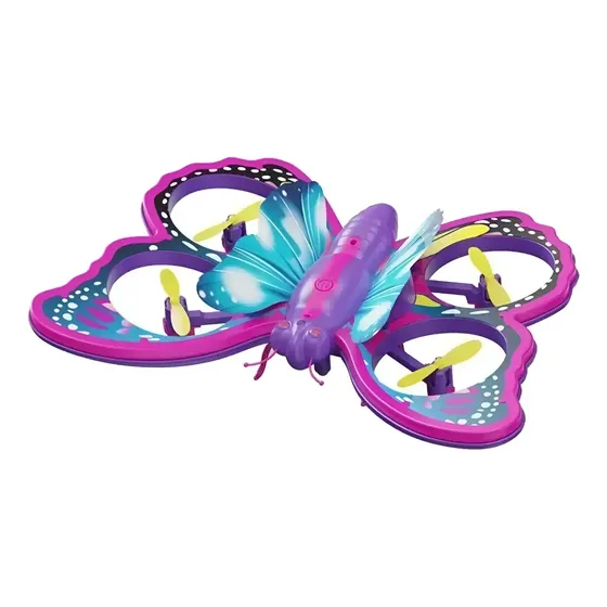 Drone Infantil Borboleta V40 Controle Remoto Led 2.4ghz