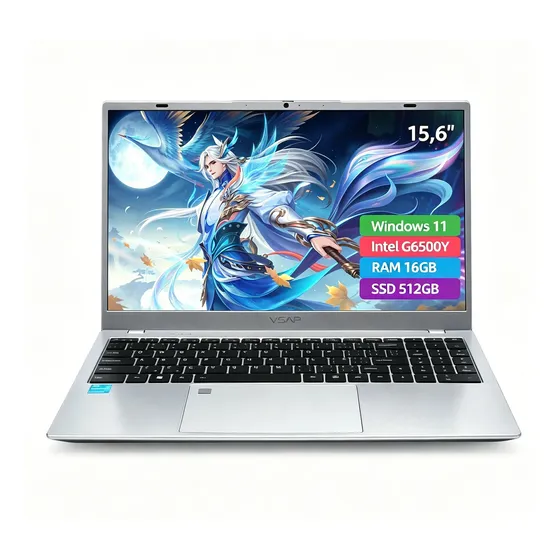 Notebook Intel G6500y Ram 16gb Ssd 512gb Win11 Fhd 15.6in Notebook Intel G6500y Ram 16gb Ssd 512gb Win11 Fhd 15.6in