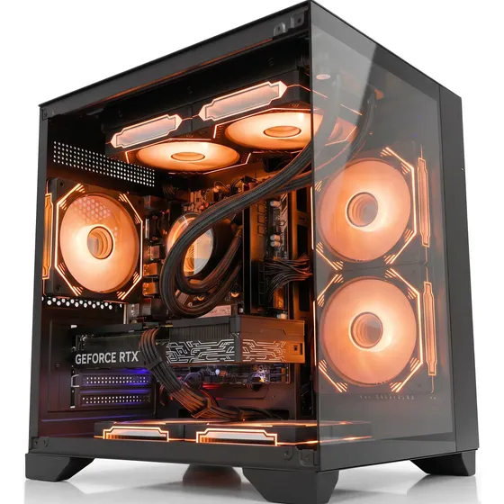 Pc Gamer Preto Ryzen 7 5700x Rtx 5060 8gb 32gb Ssd 1tb Win11