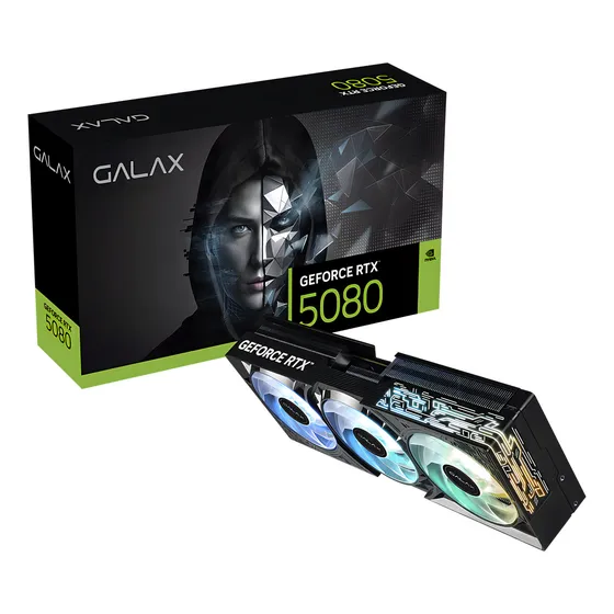 Placa de Vídeo Galax Nvidia RTX 5080 16GB GDDR7 256 Bits PCI-E 5.0