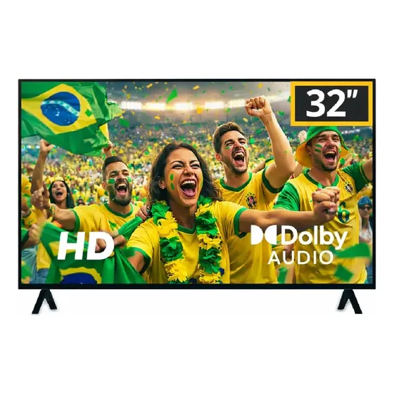Smart Tv 32 Tela Led Hd Wifi Hdmi 32wdsnbx Android Tv