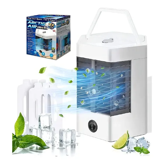 Emb-Utilit Mini Ar Condicionado Umidificador Portátil ARCTIC COOL Branco