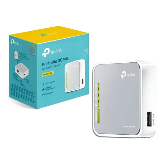 Roteador Mini Wireless Portatil 3g/4g Tl-mr3020 Tp Link