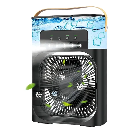 Mini Ar Condicionado Climatizador Portátil Umidificador Usb