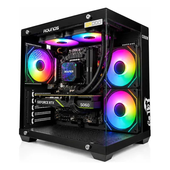 Pc Gamer Ryzen 7 9700x Rtx 5060 32gb Ddr5 Ssd 1tb Water Cool