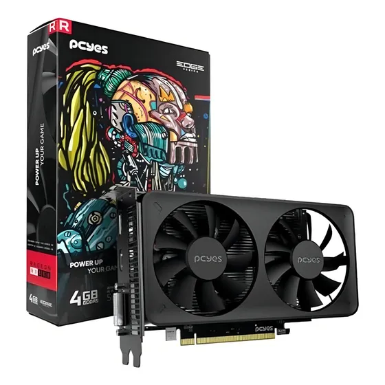 Placa De Vídeo Radeon Rx550 Pcyes 4gb Gddr5 Hdmi/dp/dvi