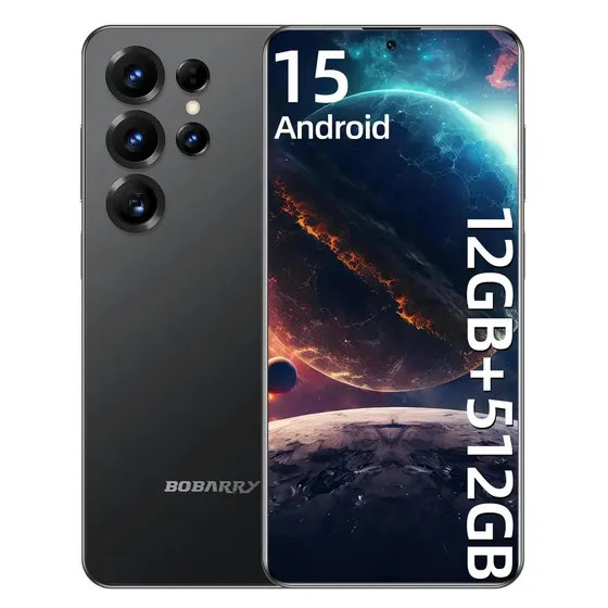 Celular 5g Smartphone 12 Gb Ram 512 Gb Rom, Dimensity 7200, Dual Chip, Bateria 5000mah, Gps, Android 15, Câmera 18 Mp + 32 Mp , Tela 6.78