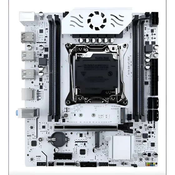 Placa Mãe Soyo Xeon X99 D4 C612 Ddr4 Nvme M.2 White Branco Placa Mãe Soyo Xeon X99 D4 C612 Ddr4 Nvme M.2 White Branco