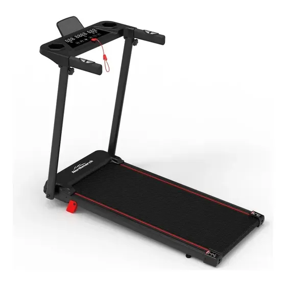 Esteira Elétrica Ergométrica Bivolt Ginastica Cor Preto