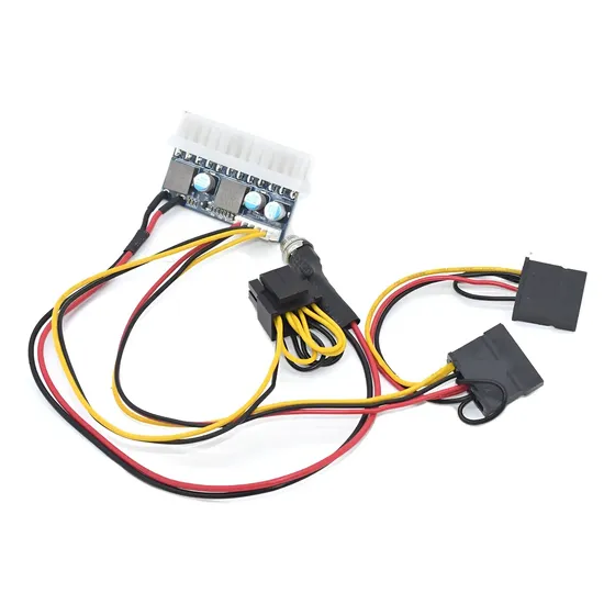Fonte Alimentação Atx Mini Itx Dc 12v 160w Pico Psu 24 Pinos
