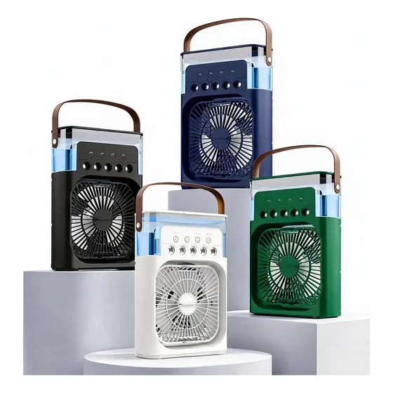 Mini Climatizador Ventilador Umidificador 600ml Usb