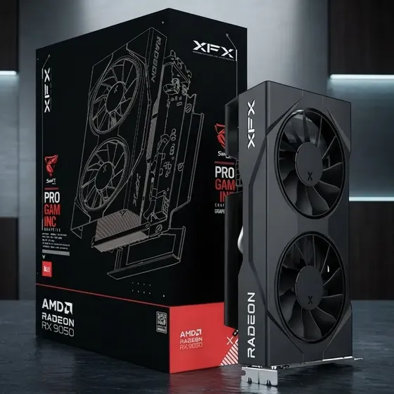 Placa De Vídeo Xfx Amd Radeon Rx 9050 8gb Pro Gaming