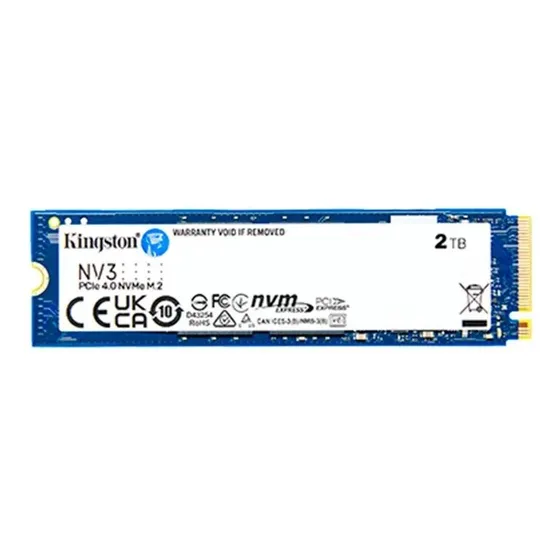 Ssd Kingston Nv3 2tb M.2 2280 Pcie 4.0 Nvme Leitura 6000