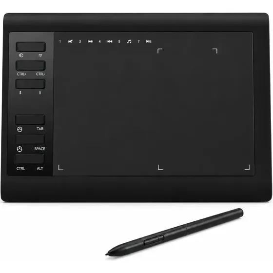 Mesa Digitalizadora Tomate 5080 Lpl Mtm-1106 Preto