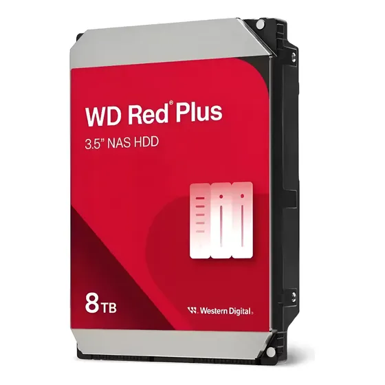 Hdd Red Plus Nas 8tb 5640 Rpm 256 Mb Sata Iii 3.5\ Wd80efpx
