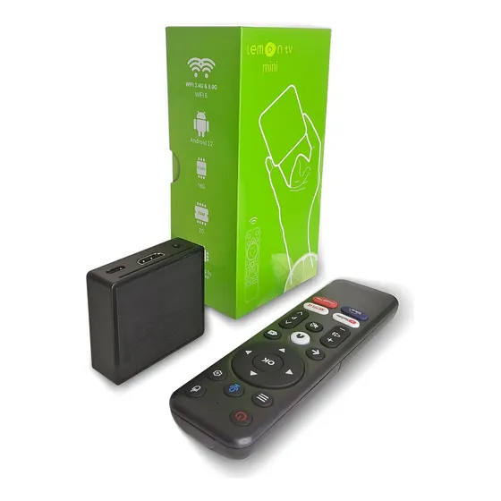 Mini Caixa De Tv Android De 2 Gb/16 Gb 4k Wifi 6 Bt5.4 Allwi